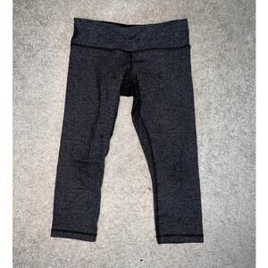 Lululemon herringbone cropped leggings size 6